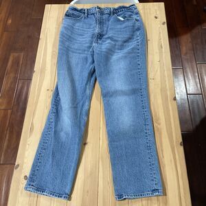Levis Jeans Womens 32 Blue Denim Premium 70s High Slim Straight